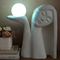 آباژور دستساز دختر مهتاب
