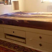 فروش سرویس خواب ومیزآرایش درحدنو|تخت و سرویس خواب|شیراز, دوکوهک|دیوار