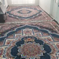 سلام قالی ۱۲متری یه جفت  ۷۰۰شانه سرمه ای