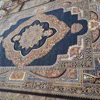 فرش ۱۲ متری سورمه ای