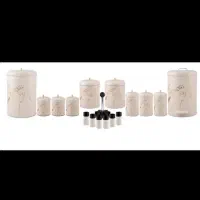 سرویس 17 پارچه آشپزخانه درب فانتزی طرح دار ساج|ظروف نگهدارنده، پلاستیکی، یکبارمصرف|کازرون, |دیوار