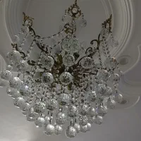 لوستر ۸ شاخه برنزی