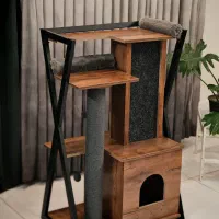 اسکرچر گربه  با کیفیت و کار چوب طبیعی