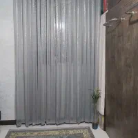 پرده پانچ توری شاین طوسی|پرده، رانر، رومیزی|تهران, یافت آباد جنوبی|دیوار
