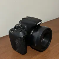 دوربین ۸۰۰D کنون به همراه لنز ۵۰ ۱/۸|دوربین عکاسی و فیلمبرداری|قزوین, |دیوار