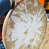 دف حبیبی|سازهای سنتی|محمدیه-قزوین, |دیوار