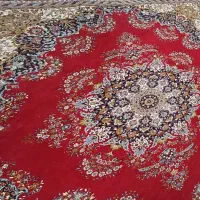 قالی بسیار تمیز دست بافت ۱۲ متری بدون پارگی