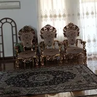 مبل سلطنتی ۹نفره پنجه شیری|مبلمان خانگی و میز عسلی|تاکستان, |دیوار
