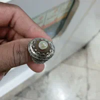انگشترباباقوری زمردکاری