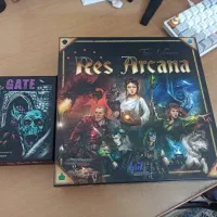 بردگیم res arcana و gate بازی فکری فروش یا معاوضه