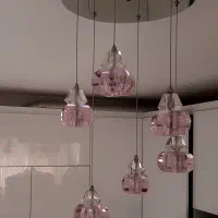 لوستر کریستال آویزی