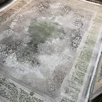 فرش ماشینی وینتیج پتینه جدید سبز طلایی ۱۲/۹/۶متری|فرش|اصفهان, نصرآباد|دیوار