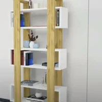 شلف پایه مخفی و میز کانتر در طرحهای متنوع|کتابخانه، شلف، قفسههای دیواری|شیراز, پودنک|دیوار