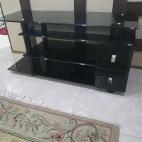 میز تلوزیون شیشه ای مشکی
