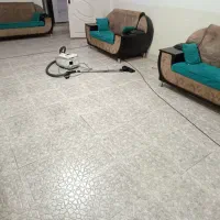 دو دست مبل هفت‌نفره مدل ال تمیز و سالم