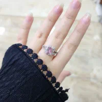 انگشتر نگین رنگی نقره اصلی|بدلیجات|کرمانشاه, |دیوار