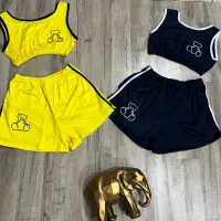 ست های نیم تنه کراپ و شرتک قیمت مفت 150