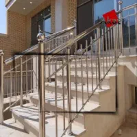 نصب نرده راه پله استیل و آلمینیوم|خدمات پیشه و مهارت|شیراز, پودنک|دیوار