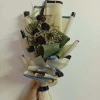 دو تا باکس دسته گل خشک و تمیز و زیبا- قیمت توافقی|گل مصنوعی|قم, باجک دو|دیوار