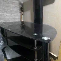 میز تلویزیون شیشه ای