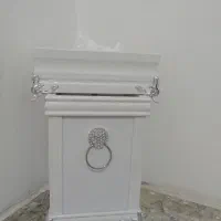 جا دستمال کاغذی همراه با سطل|صنایع دستی و سایر لوازم تزئینی|دهگلان, |دیوار