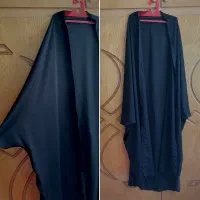 چادر عربی مشکی / چادر دوخته نشده / چادر آستین دار