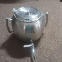 کتری بزرگ شیردار استیل جنس خوب