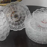 کاسه و بشقاب ساکورا و فنجون پایه دار انجلیکا