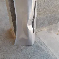 در صندوق عقب پراید صبا نقره ای