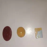 عقیق سرخ و عقیق زرد وفیروزه