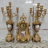 خرید و فروش آینه شمعدان ساعت برنزی برنجی طلایی