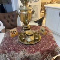سرویس سماور وقوری واستکان وسینی