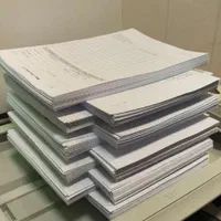 کاغذ یکرو سفید چک پرینت یک رو چک‌نویس چرک‌نویس