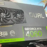 کارت گرافیک 4060 dual asus یک سال گارانتی