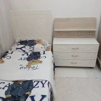 تخت نوجوان ، شلف دیواری و فایل کشویی