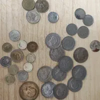 تعدادی سکه قدیمی|کلکسیون سکه، تمبر، اسکناس|بجنورد, |دیوار