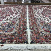 جفت۶مترنقشه خطیبی(گلدانی)کف حاشیه ،ترنج ابریشم۴۰رج|فرش|تبریز, |دیوار