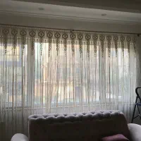 پرده مکرومه مدرن|پرده، رانر، رومیزی|رشت, دیلمان|دیوار