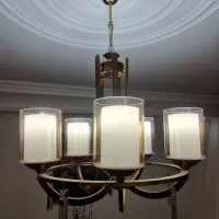 لوستر ۵ شعله عصایی در حد نو|لوستر و چراغ آویز|تهران, امامت|دیوار