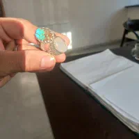 انگشتر فیروزه و شجر نقره۹۲۵|جواهرات|شاهرود, |دیوار