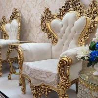 مبل سلطنتی مبلمان استیل ۹نفره چوب اصلی|مبلمان خانگی و میز عسلی|مشهد, بلال|دیوار