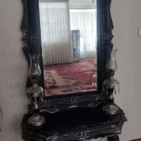 آینه کنسول با دوتا شمعدان