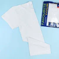 زیر پوش مردانه استین دار سفید 2504