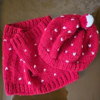 شال کلاه دست بافت