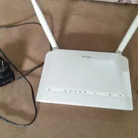 مودم روتر adsl دو انتن usb دار  dlink 2750