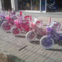 دوچرخه ۱۲ و ۱۶ و ۲۰ صورتی و بنفش دخترانه قسطی|دوچرخه، اسکیت، اسکوتر|مشهد, یوسفیه (شهرک غرب)|دیوار