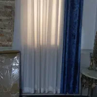 دوعدد پرده پذیرایی وپرده آشپزخانه