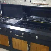 باربیکیو با سینک کابینت پلوپز سرخ کن|اجاق گاز و لوازم برقی پخت‌وپز|کرج, جهان‌شهر|دیوار