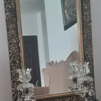 آینه و کنسول + شمعدانی
