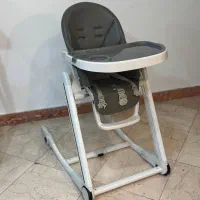 صندلی غذای بی بی فورلای طوسی با قابلیت ننو شدن